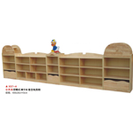 X57-4小天乐浮雕式组合樟子松玩具柜