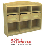 X66-1小天乐樟子松玩具柜